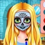 Постер игры Сестры Хэллоуин Краска Для Лица